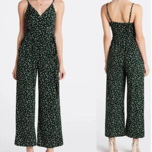 Kaileigh Rochelle knit Black and White Patterned Maxi Jumpsuit in Small P.